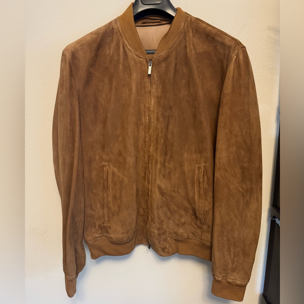Salvatore Ferragamo Suede Leather jacket